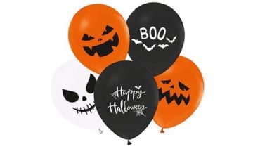 100 Lü Halloween (Cadılar Bayramı) Baskılı Balon