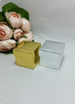 50 li Küp Karton Kutu 5x5x5 cm (Demonte)