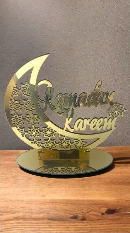 Ramadan Kareem Yazılı Masa Üstü Ramazan Dekor