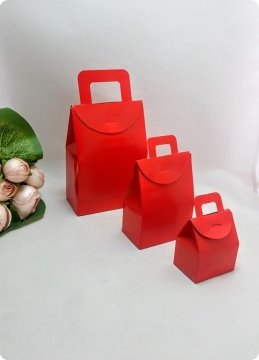 50 Li Selefonlu Karton Mini Kına Çanta Eminönü (Kırmızı)