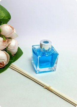 20 Li Bambu Yerli Kare Parfüm / Koku Şişesi 50 cc