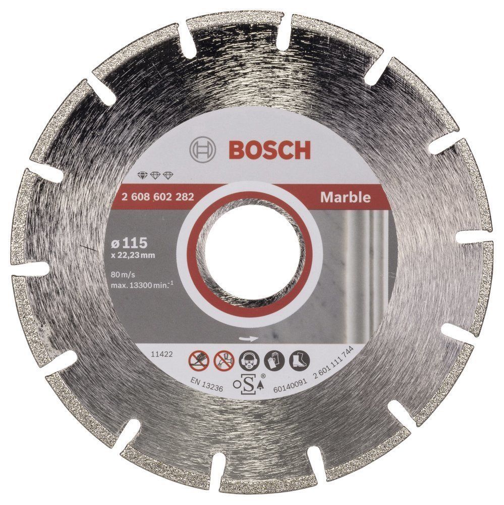 Bosch 115mm Elmas Mermer Kesici Disk Standart 2608602282