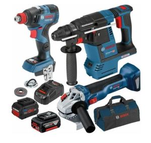 Bosch 18 Volt Üçlü Akülü El Aletleri Seti