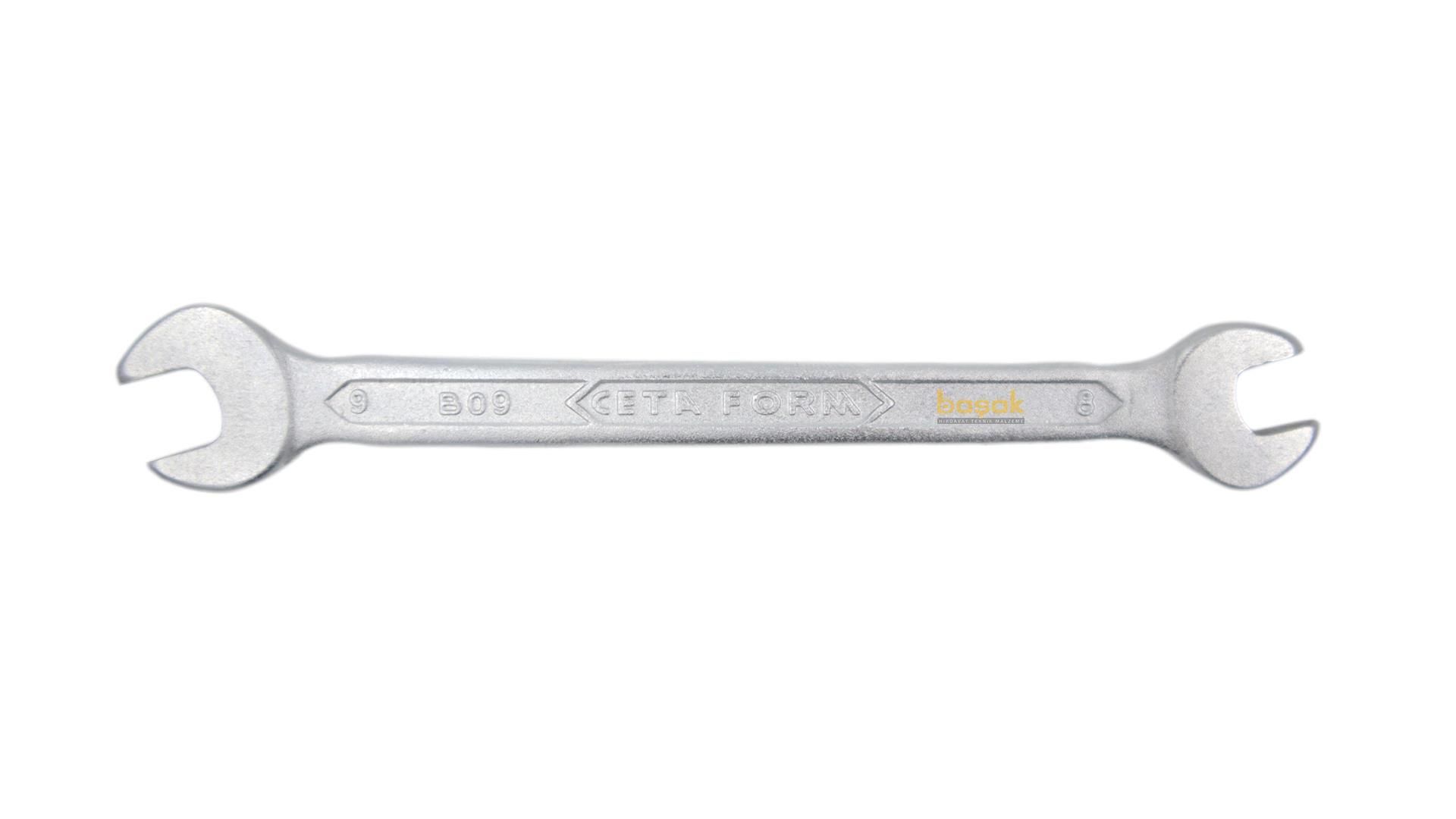 Ceta Form 08 x 10 mm  Uzun Açık Ağız Anahtar B09-0810