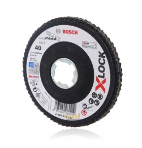 Bosch X-LOCK 115 mm 40 Kum Best Serisi Metal Flap Disk 2608619197