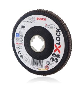 Bosch X-LOCK 125 mm 80 Kum Best Serisi Metal Flap Disk 2608619203