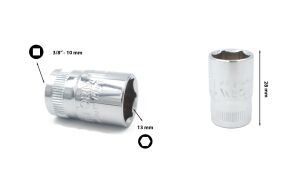 Ceta Form 13 mm 3/8” 6 Köşe Lokma Anahtar C12-H13