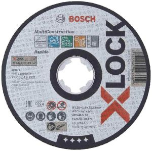 Bosch X-LOCK 125*1,6 mm Çoklu Malzemeler İçin Düz Kesme Taşı 2608619270