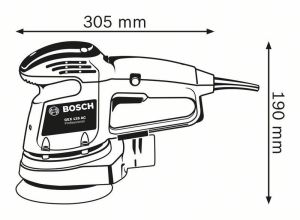 Bosch GEX 34-125 Eksantrik Zımpara Makinesi 0601372300