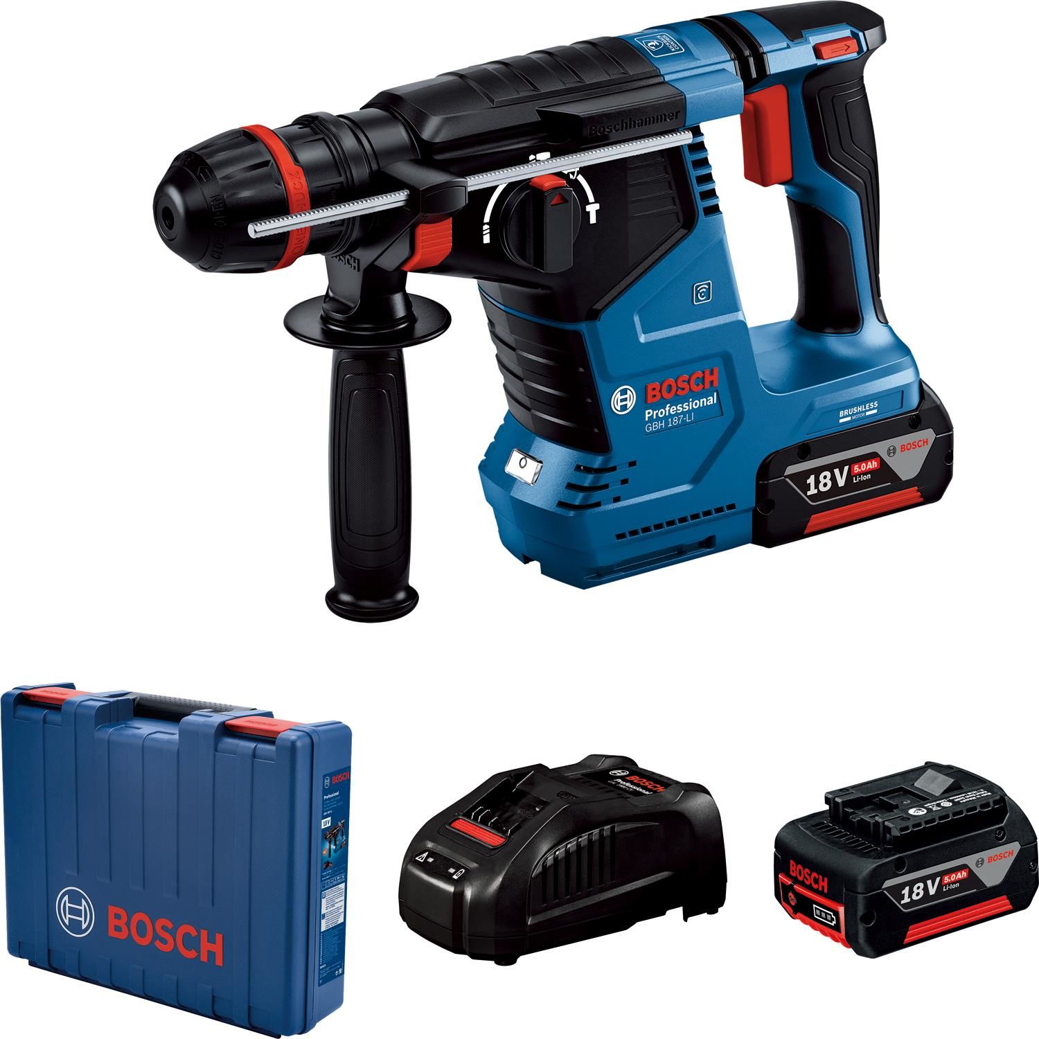 Bosch GBH 187-LI ONE Chuck Akülü Kırıcı Delici 0611923121