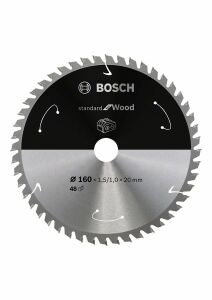 Bosch 165*20 mm 48 Diş Akülü Makineler için Ahşap Testere Bıçağı 2608837678