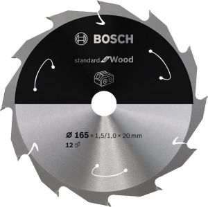 Bosch 165*20 mm 12 Diş Akülü Makineler için Ahşap Testere Bıçağı 2608837684