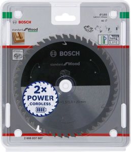 Bosch 165*20 mm 48 Diş Akülü Makineler için Ahşap Testere Bıçağı 2608837687