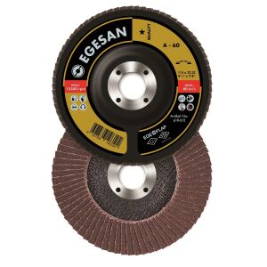 Egesan Metal Flap Disk Quality 115mm NK 60 Kum AO