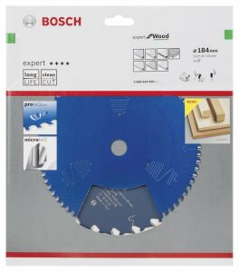 Bosch Ahşap Daire Kesme Bıçağı 184*20 mm 24 Diş Expert 2608644038