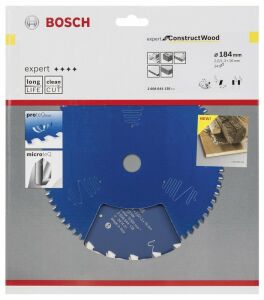 Bosch Çivili Ahşap Daire Kesme Testeresi 184*16 mm 24 Diş Expert 2608644138