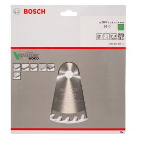 Bosch Optiline Ahşap 184x16 mm 36 Diş Daire Testere Bıçağı 2608640818