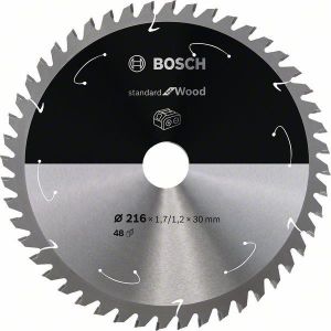 Bosch Ahşap Akülü Daire Test. Bıç. 216x30 mm 48 D 2608837723