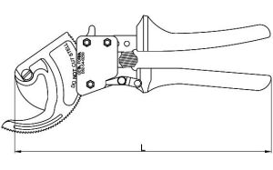 Ceta Form 250 mm Cırcırlı Kablo Kesici E62-250