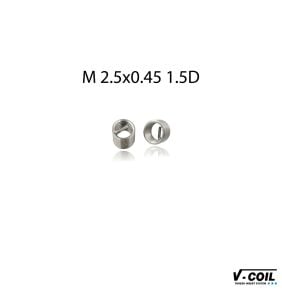 V-Coil M 2,5x0,45 Tırnaklı 1,5D Helicoil Yay İnox (1 Adet) 07304