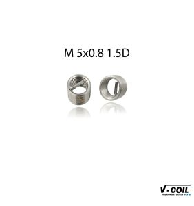 V-Coil M 5x0,8 Tırnaklı 1,5D Helicoil Yay İnox (1 Adet) 07308