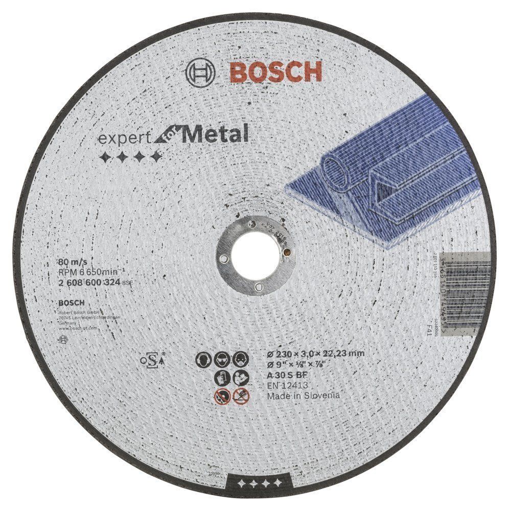 Bosch 230x3 mm Expert for Metal Düz 2608600324