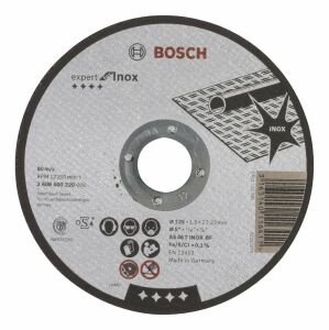 Bosch 125x1,6 mm Expert Inox Kesme Taşı Düz 2608600220