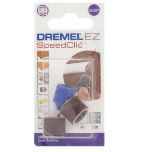 DREMEL SC407 EZ SpeedClic Zımparalama Mandreni ve 2 Adet Zımpara Bandı 2615S407JA