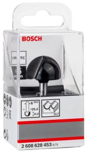 Bosch 6mm Şaftlı Dayamaklı Fitil Freze Ucu 6*25,4*49 2608628453