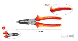 Ceta Form 1000 volt VDE İzoleli Çok Amaçli Elektrikçi Pensesi 225mm G20-MMAX