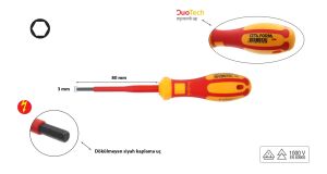 Ceta Form 3 mm 1000 Volt VDE İzoleli Allen Tornavida G06-030-080