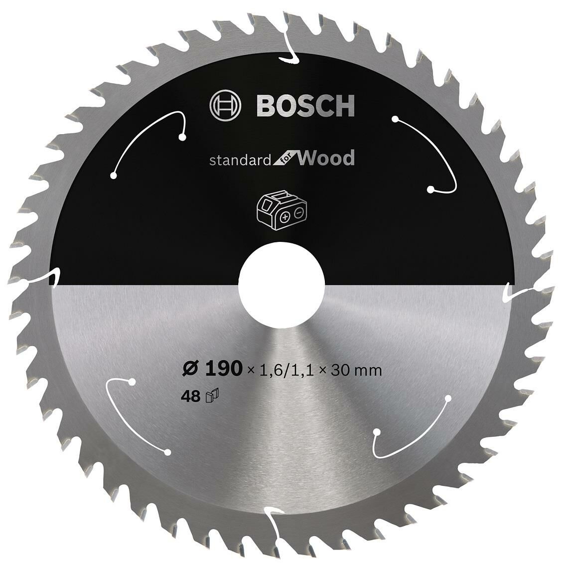 Bosch 190*30/20 mm 48 Diş Akülü Makineler için Ahşap Testere Bıçağı