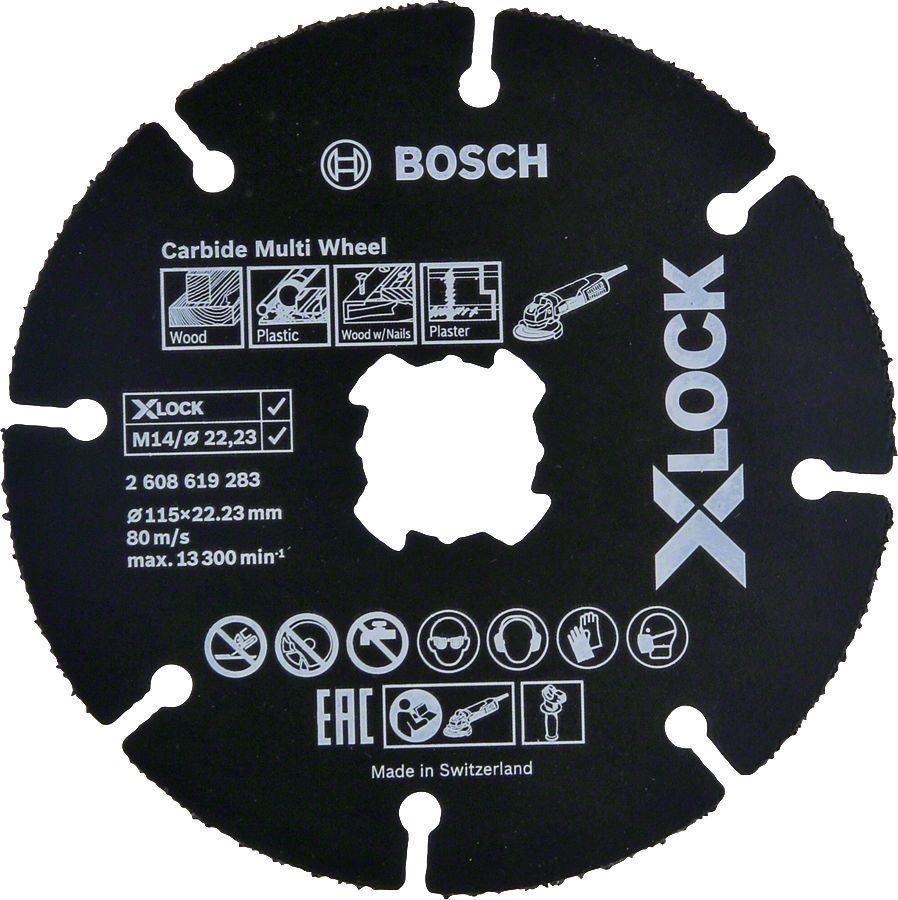 Bosch X-LOCK Carbide Multi Wheel 115 mm 2608619283
