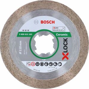 Bosch X-LOCK 110 mm Best Serisi Seramik Kesme Diski 2608615162
