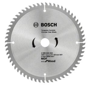 Bosch Ekonomik 184x20 mm 60 Diş Ahşap Daire Testere 2608644424