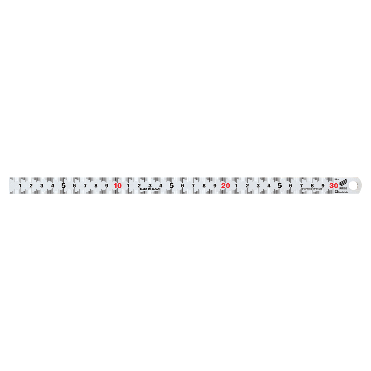 Kaidan Skalalı Çelik Cetvel - Dar Tip 300mm  HS-30KD
