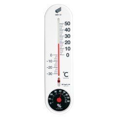 Duvar Tipi Sıcaklık ve Nem Ölçer -Termometre 1721KD