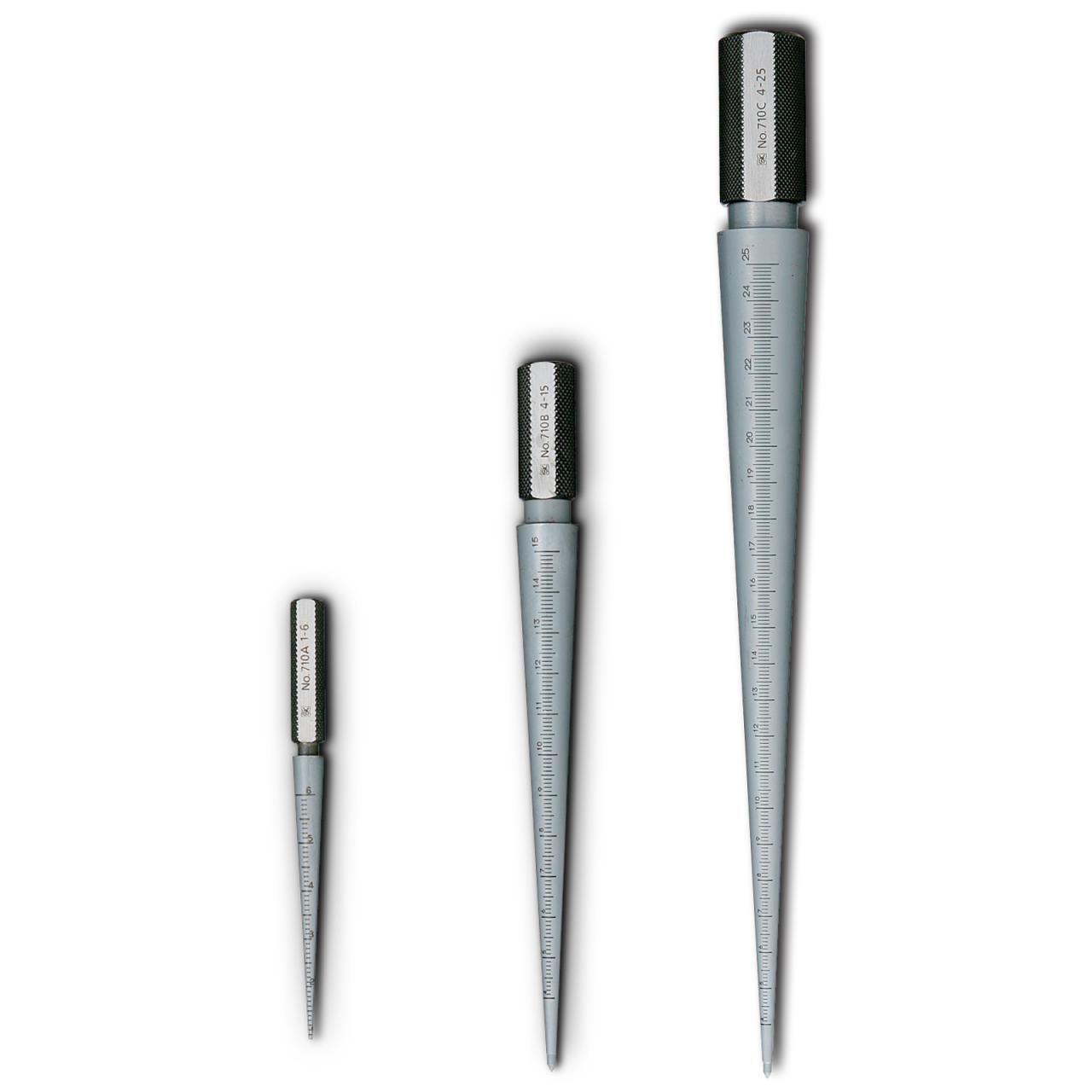 Yuvarlak Tip Konik Cetvel TPG-710