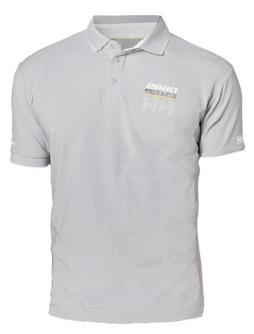HH HP RACING POLO ERKEK TİŞÖRT, Silver Grey