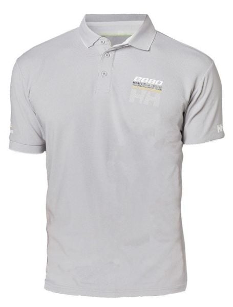 HH HP RACING POLO ERKEK TİŞÖRT, Silver Grey