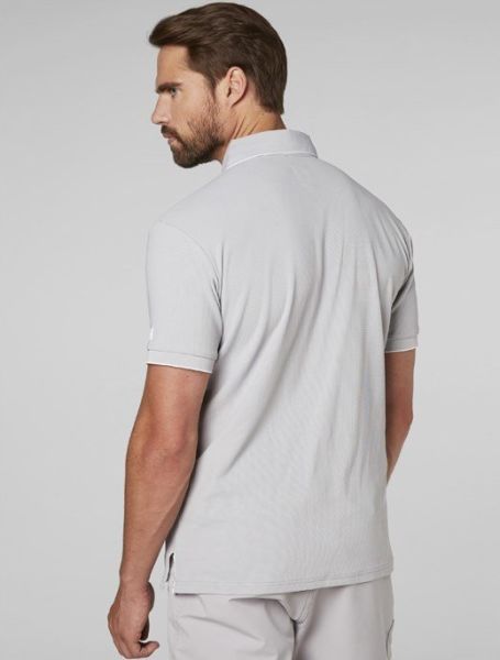 HH HP RACING POLO ERKEK TİŞÖRT, Silver Grey