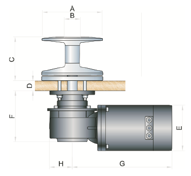 Achıll kayışlı ırgat 1000 W 12 V