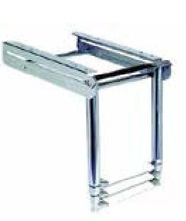 Platform Altı Teleskopik Paslanmaz Merdiven Basamak Sayısı:3 Boy:85 CM