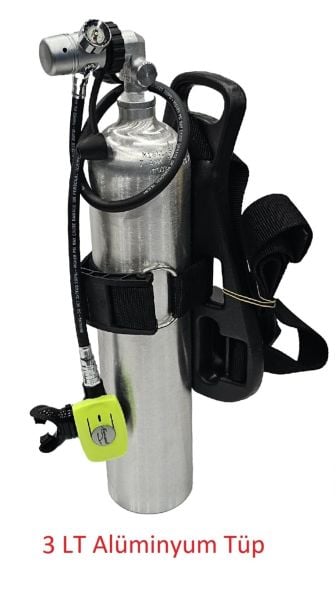 3 L. Tekne Scuba Set - Çantasız