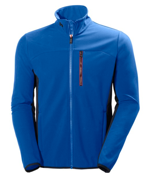 HH CREW SOFTSHELL JACKET RACER BLUE