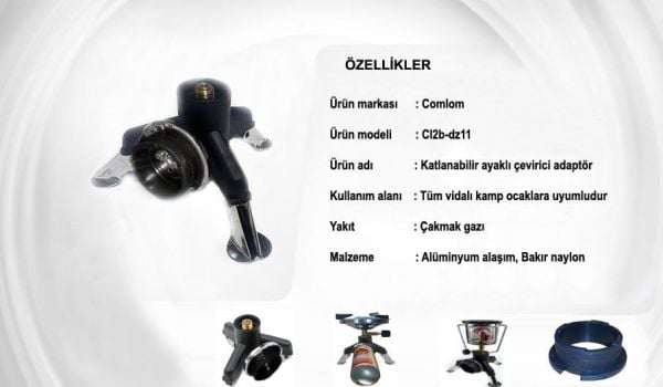 ÇAKMAK GAZLI KAMP OCAK ÇEVİRİCİ ADAPTÖR