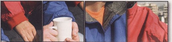 Skipper Blouson Klasik Ceket Kırmızı