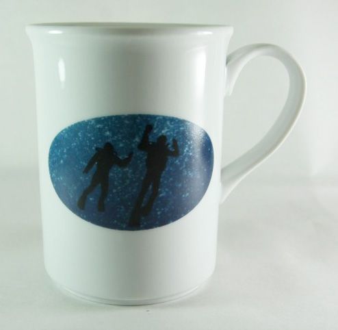 Porselen Kupa-2 Dalgıç-Bayrak