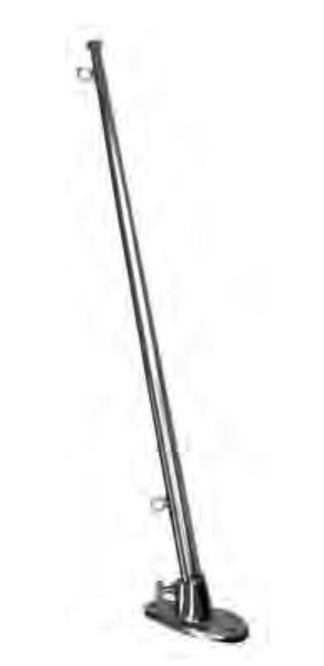 Bayrak Direği Krom 40 cm