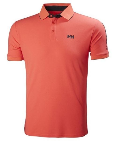 HH HP RACING POLO ERKEK TİŞÖRT, Neon Coral